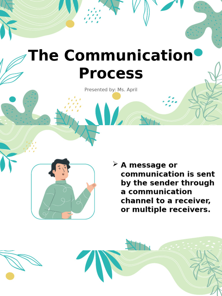 Understanding the Communication Process | PDF | Communication | Human ...
