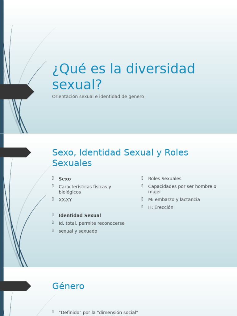 Diversidad Sex | PDF | La sexualidad humana | Masculinidad