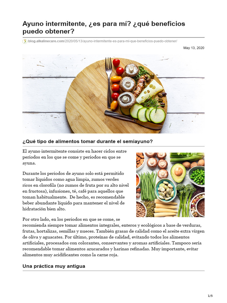 AYUNO INTERMITENTE CU LES SON LOS BENEFICIOS visual data 7