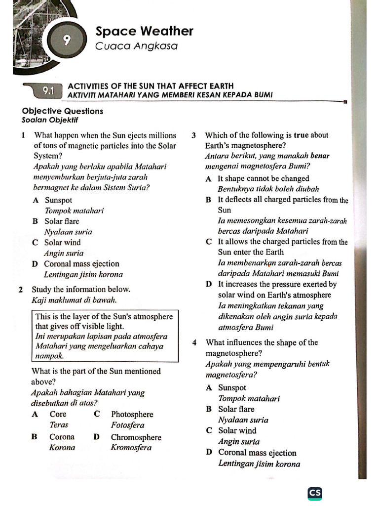 F3 Science Latihan Bab 9-2024 | PDF