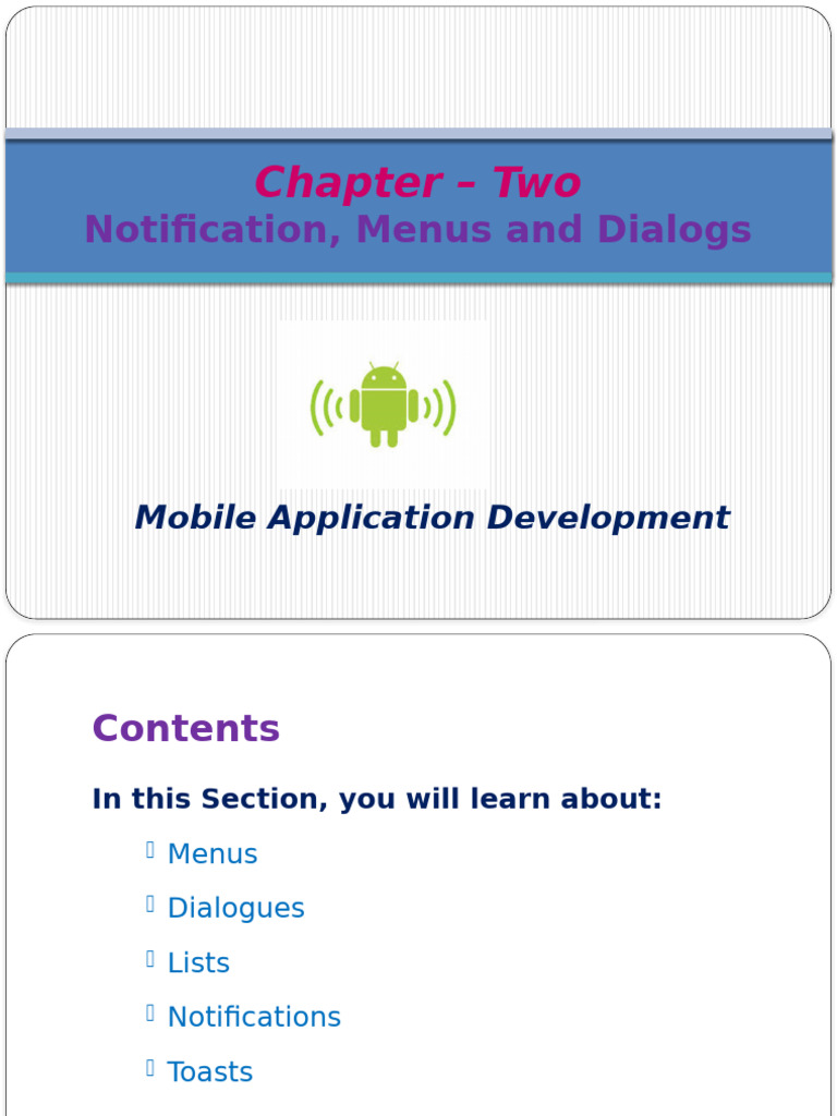 ServiceNow Dialog Class Overview | PDF | Menu (Computing) | Android ...
