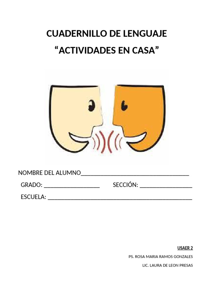 Cuadernillo de Lenguaje | PDF | Salud y bienestar