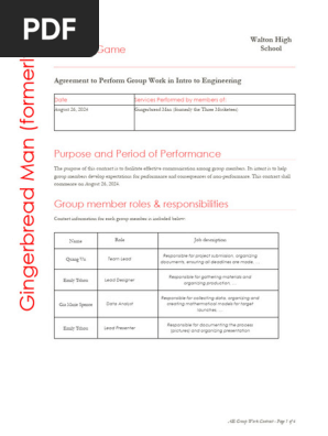 IED Group Contract