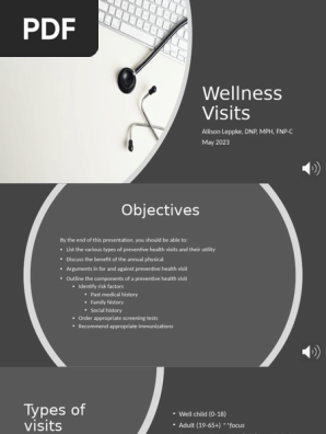 1-Week 1 Wellness Visit Presentation SU23