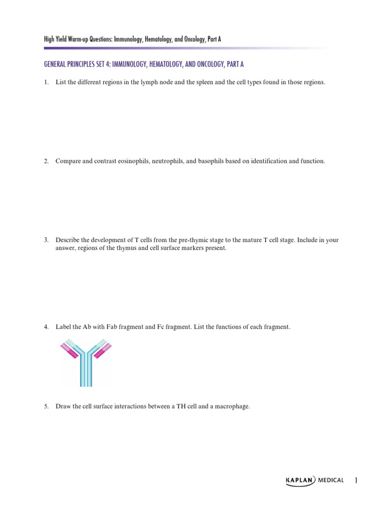 GP_Set_04_Immuno_Heme_Onc_A | PDF | Immunology | Immune System