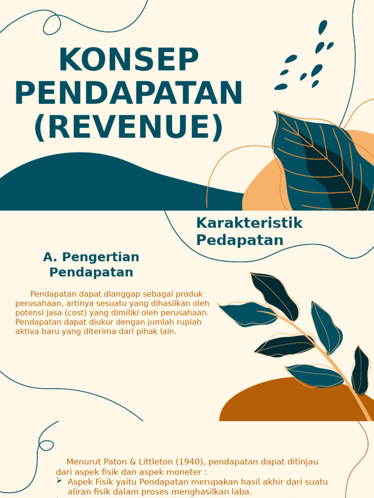 Pengertian dan Pengukuran Pendapatan | PDF | Pengelolaan Keuangan & Uang