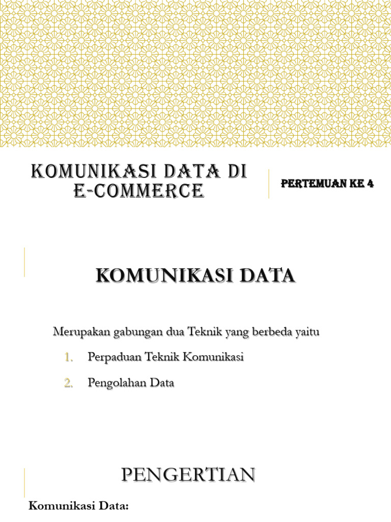 Ecommerce 4 | PDF | Internet Protocol Suite | Electronic Data Interchange