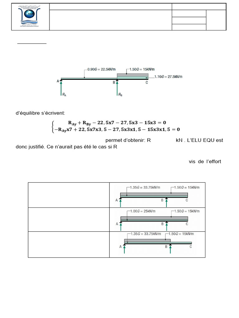 Calcul des structures selon Eurocodes | PDF | Flexion (matériau ...