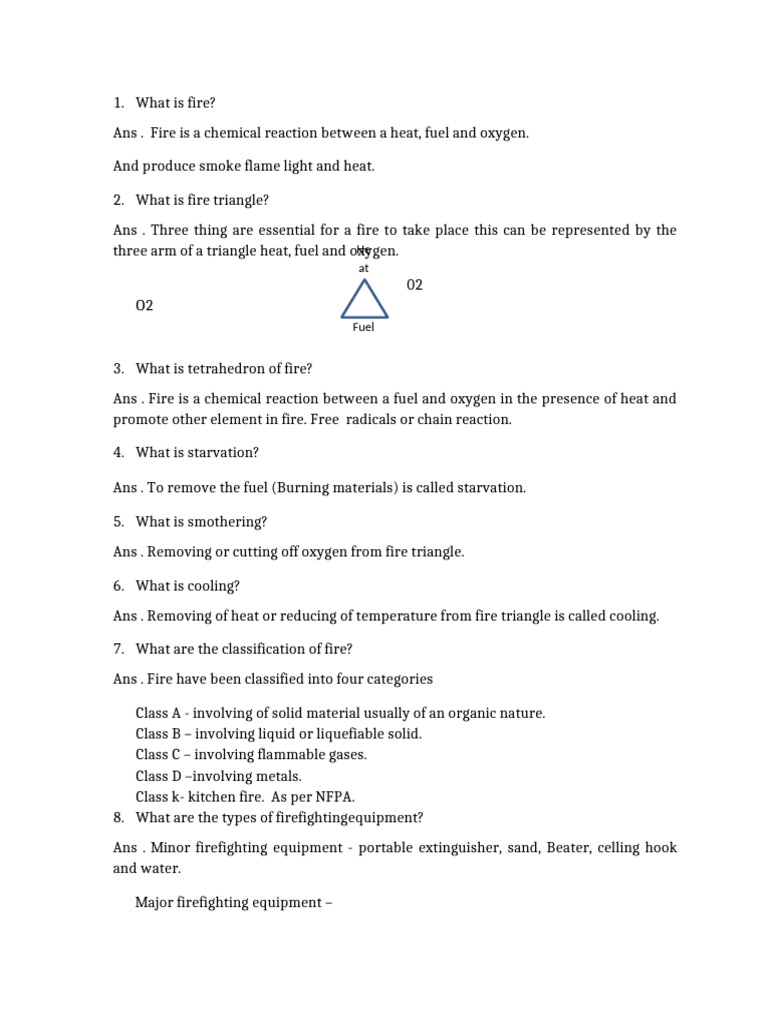 Fire Protection: Fuel Removal Methods | PDF | Occupational Safety And ...