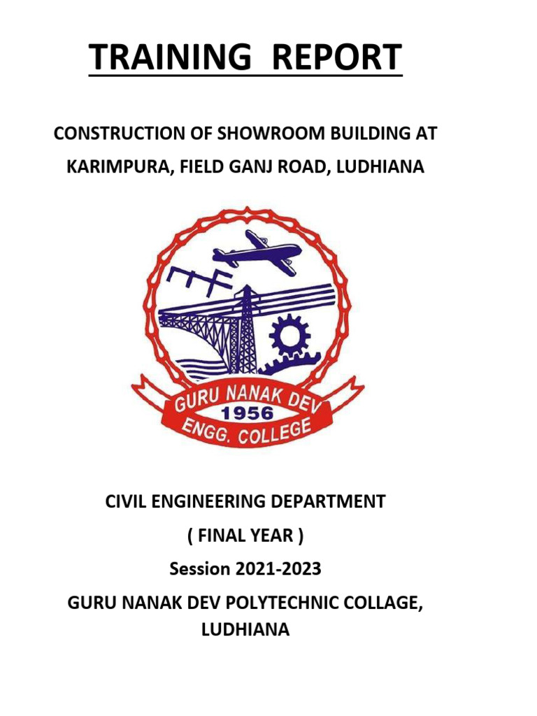 Industrial Training Report Pdf Concrete Construction Aggregate