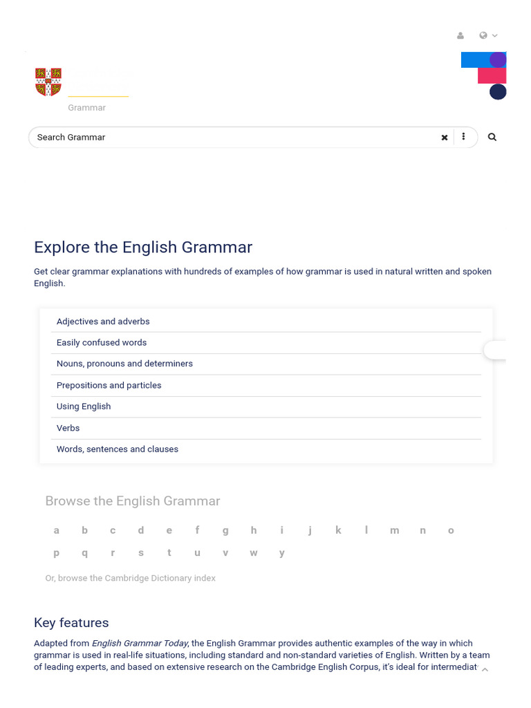 English Grammar Guide Online | PDF | Language Arts & Discipline