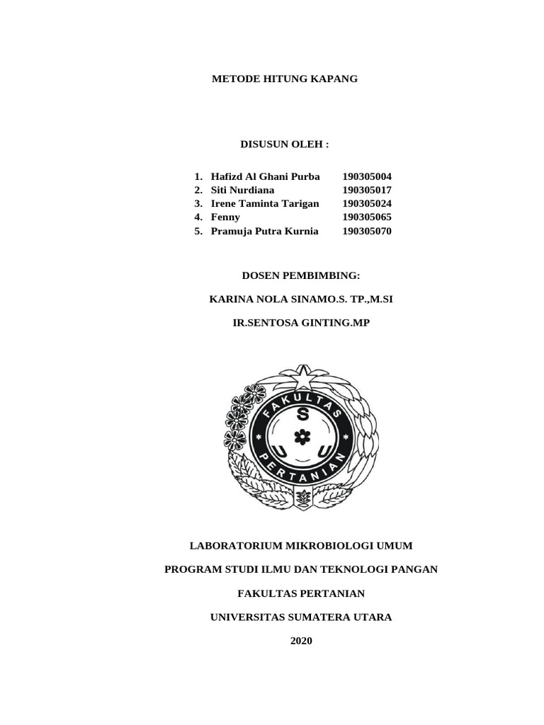 Metode Hitung Kapang | PDF