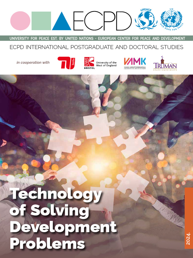 ECPD UPEACE Technology of Solving Development Problems | PDF | Thesis ...