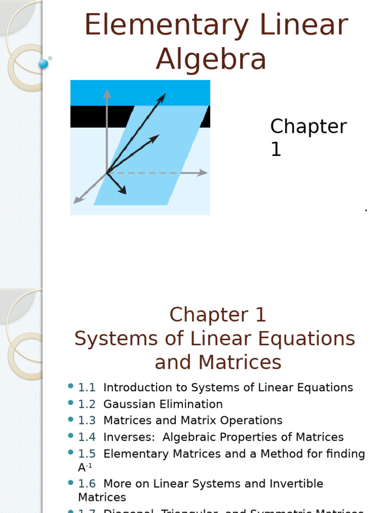 CH 1 System of Linear Equations 30092024 125842pm | PDF | Matrix ...