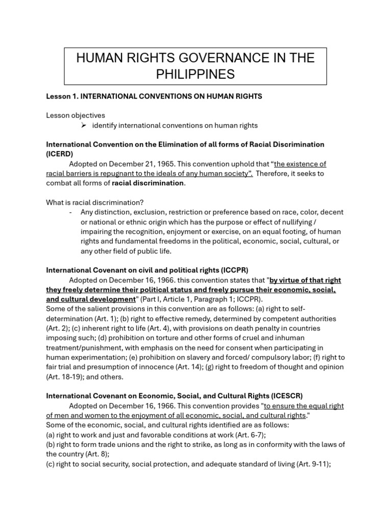 International Human Rights Conventions | PDF | Arrest | Police