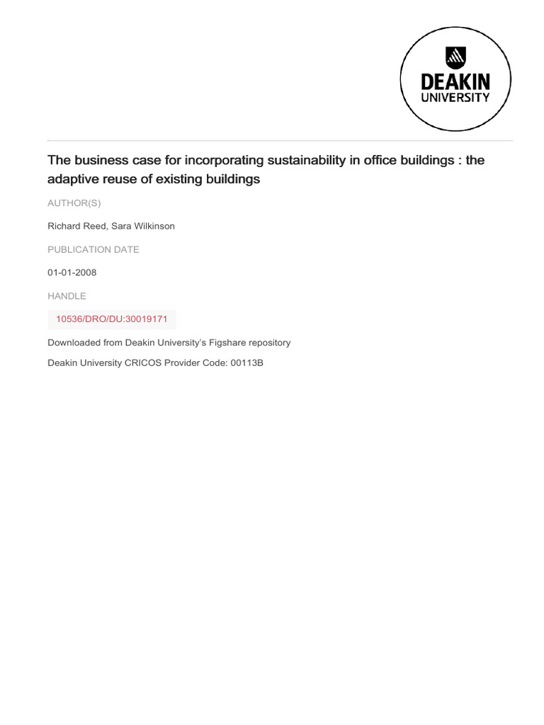 The Business Case For Incorporating Sustainability in Office Buildings ...
