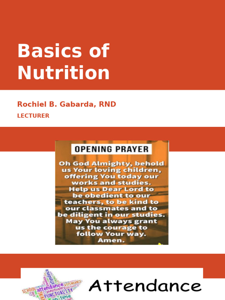 Basics of Nutrition and Diet Therapy | PDF | Carbohydrates | Fat