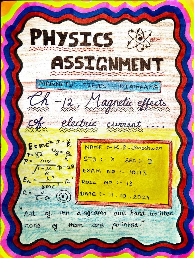Magnetic Field Diagrams Assignment | PDF