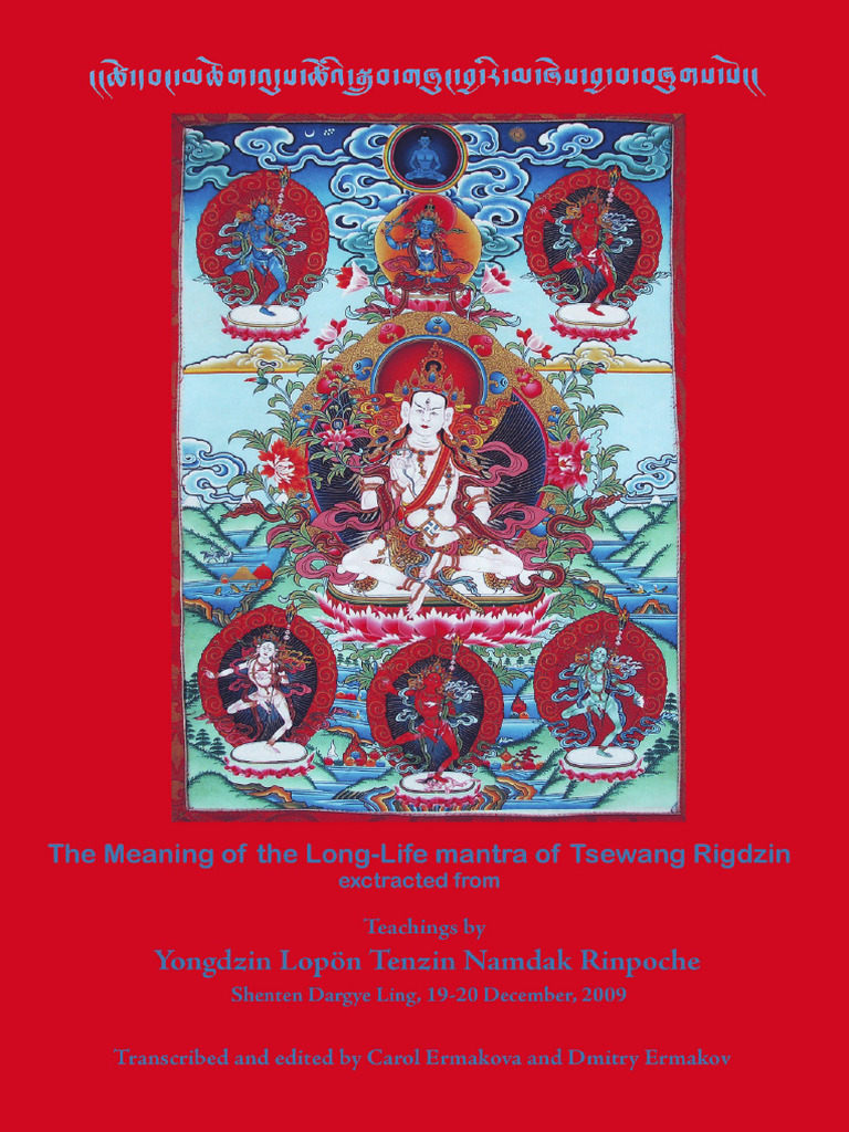 Meaning of Tsewang Rigdzins LL Mantra | PDF | Buddhist Philosophical ...