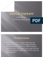 Pengantar Speech Therapy (Diksar Juli 2011)