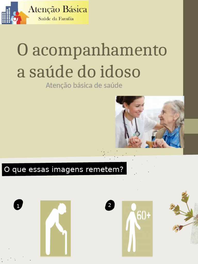 Saúde do Idoso na Atenção Básica | PDF | Terceira idade | Envelhecimento