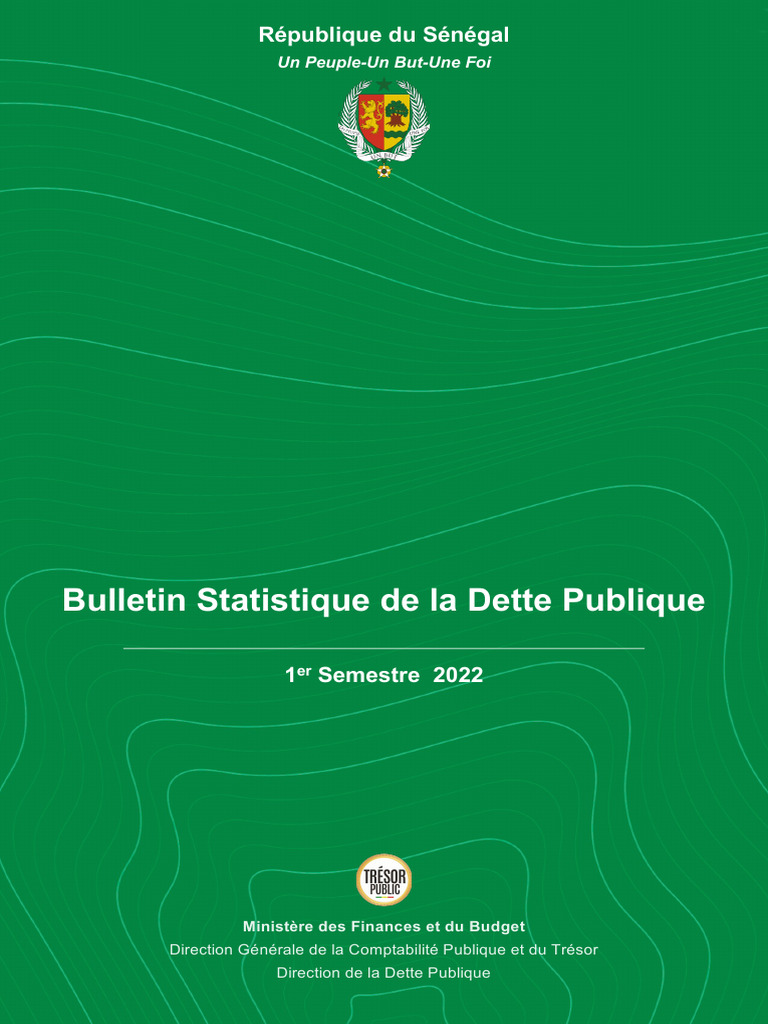 Bulletin de la Dette Publique - T2 2022 | PDF | Dette publique ...