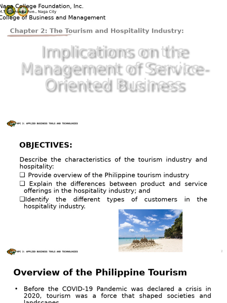 Tourism and Hospitality Industry Overview | PDF | Tourism | Economies