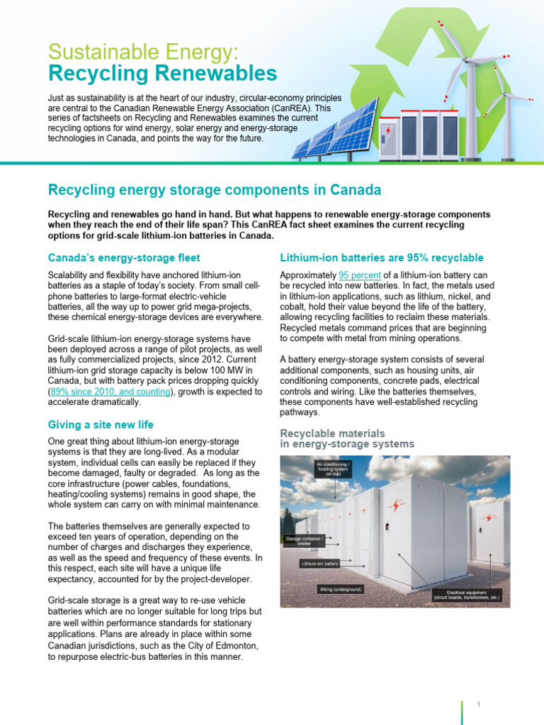Recycling Batteries English Web | PDF | Energy Storage | Lithium Ion ...