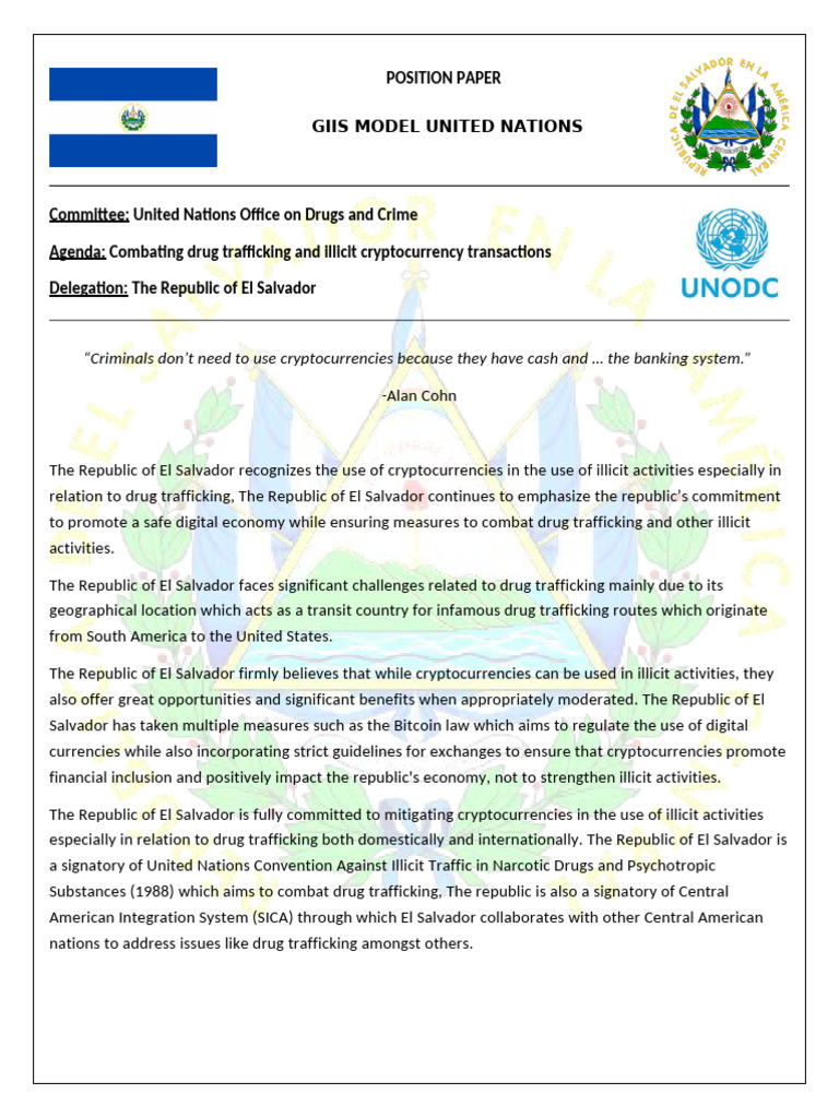 Position Paper - Giis Mun | PDF | Cryptocurrency | Economies