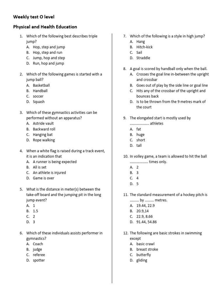 o-level-physical-and-health-education-test-pdf-track-and-field