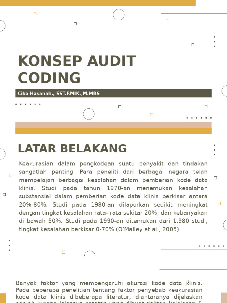 Audit Koding: Pentingnya Akurasi Data | PDF | Sains & Matematika