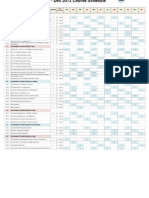 course schedule 2012