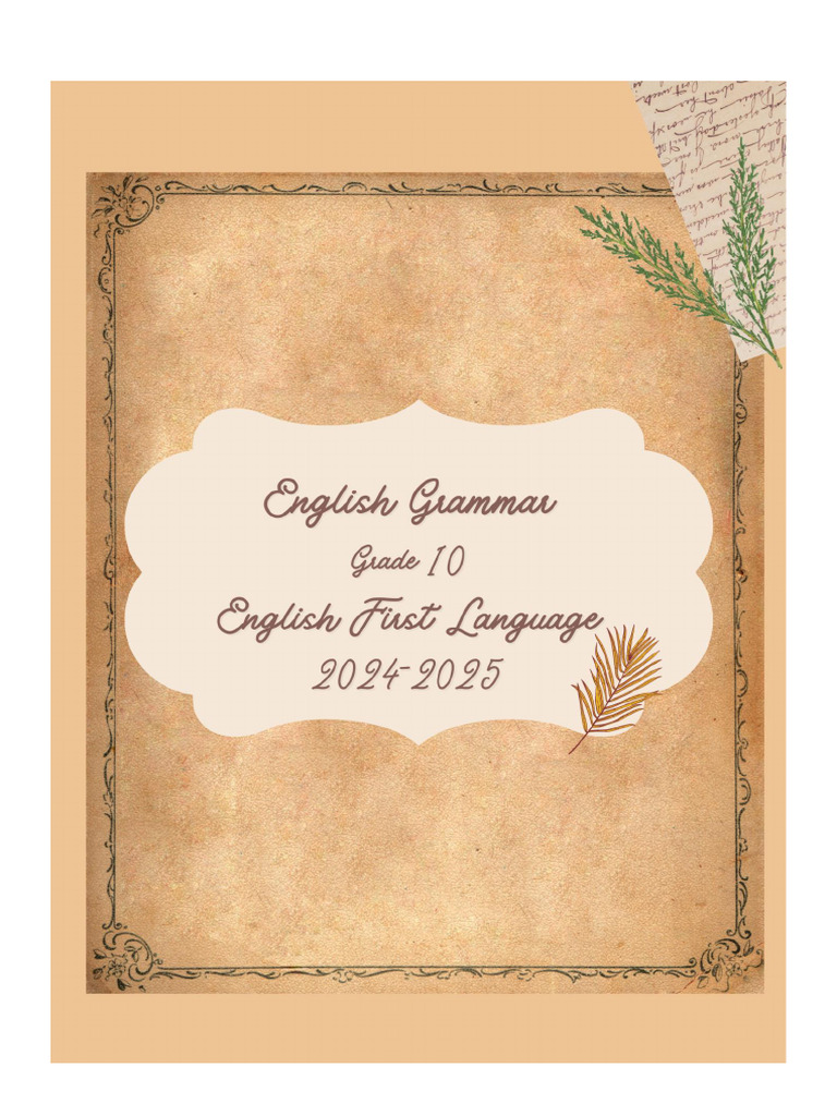 Grammar 10th EFL 2024 25 | PDF | Louis Pasteur | Pathology