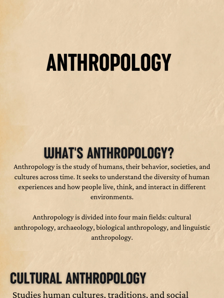 Anthropology Q1 | PDF