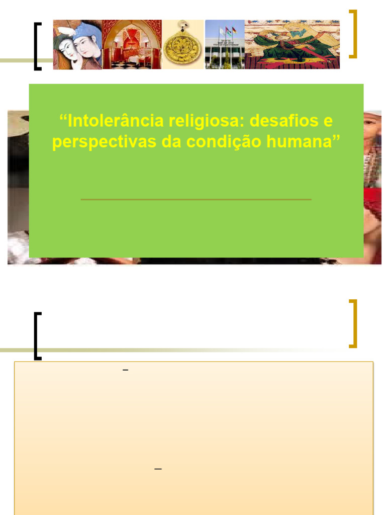 Desafios da Intolerância Religiosa | PDF | Liberdade | Estado