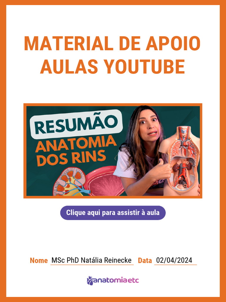 Anatomia do Polo Superior do Rim | PDF | Rim | Anatomia