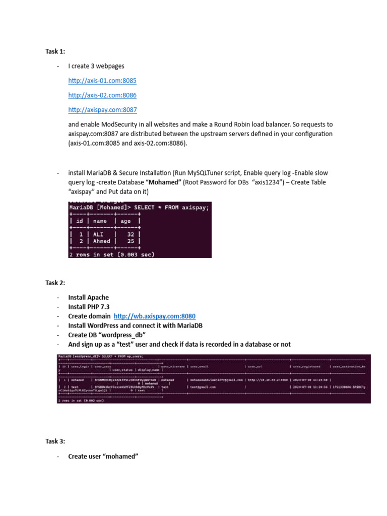 Web Development and Security Setup Guide | PDF | Computers | Technology ...