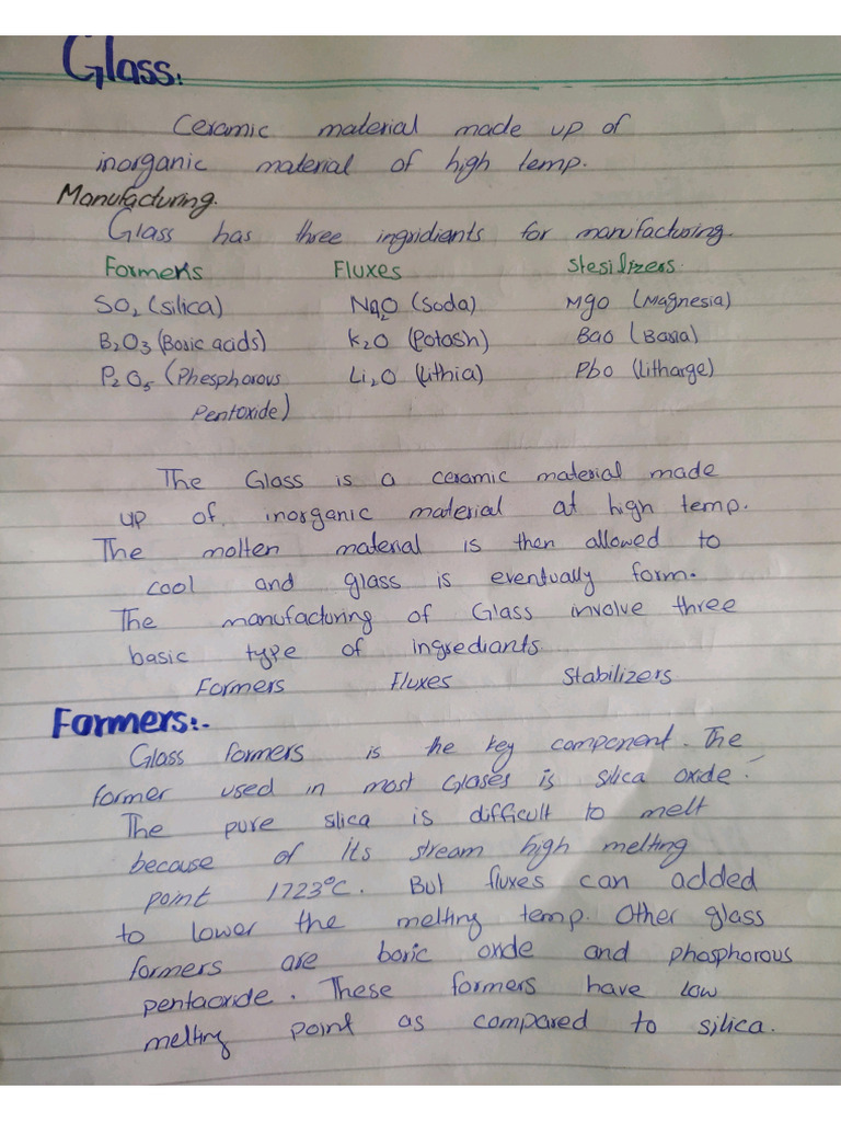 Indusrial Material Glass Pdf