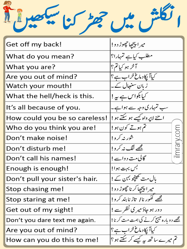 Scold Sentences | PDF