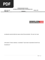 Uhakiki - Wasakatonge | PDF