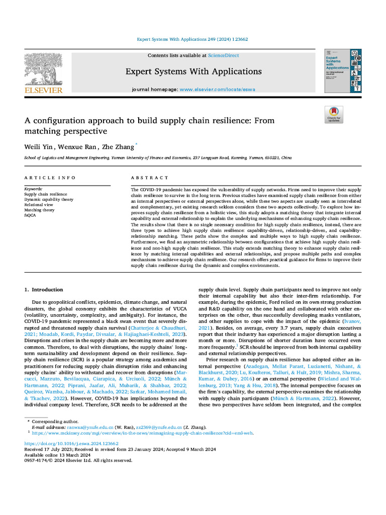 Build Supply Chain Resilience Pdf