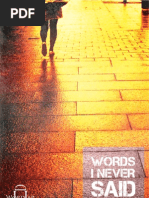 Words I never said 