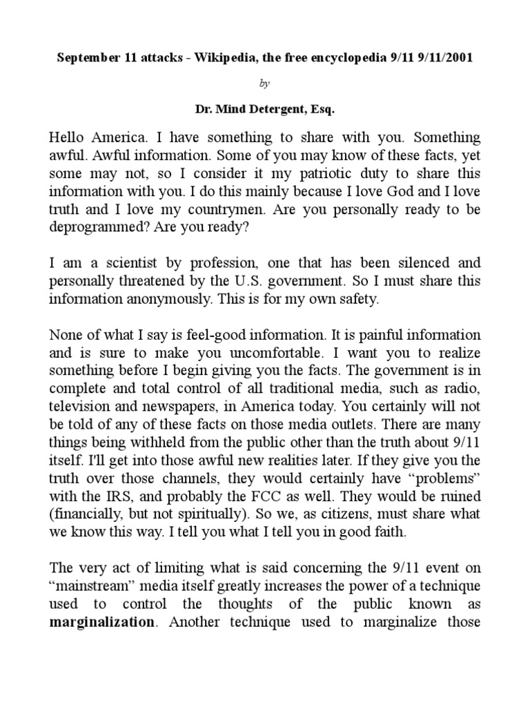 september 11 2001 essay
