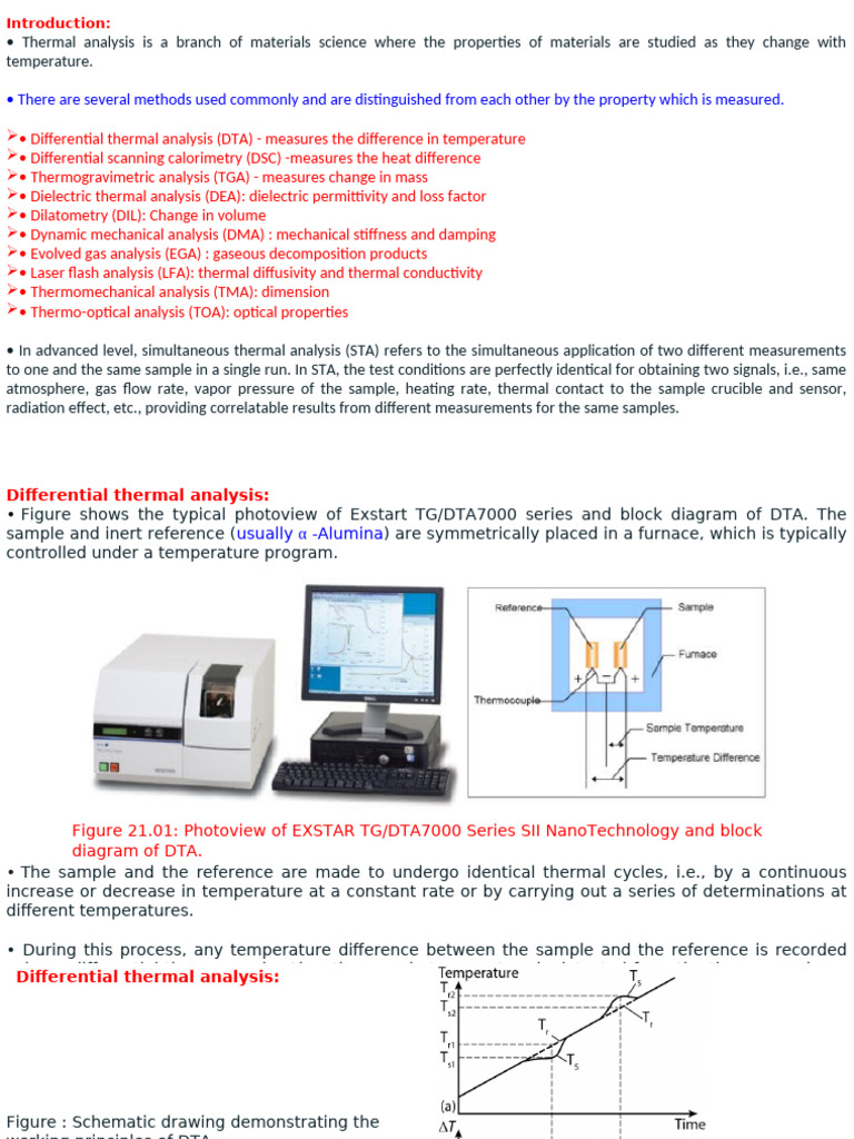 Thermal Analysis | PDF | Differential Scanning Calorimetry ...
