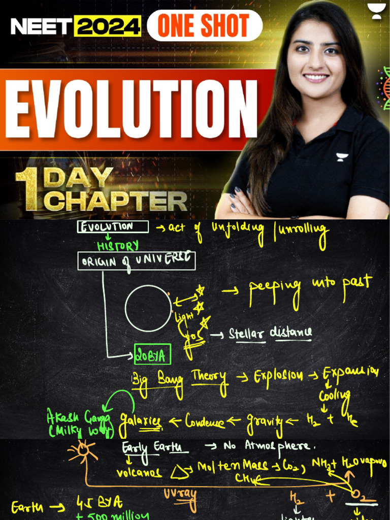 Evolution Notes for NEET Preparation | PDF | Evolution | Homo