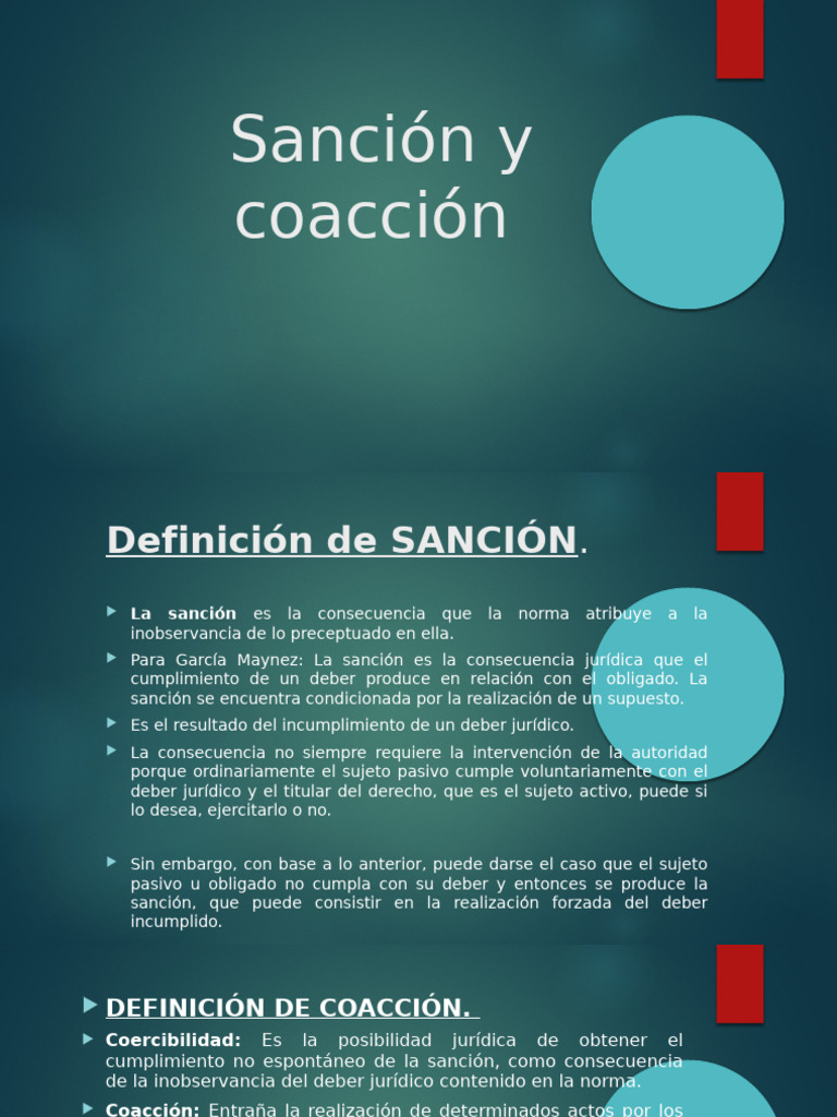 Sanción y Coacción | PDF | Daños y perjuicios | Castigos