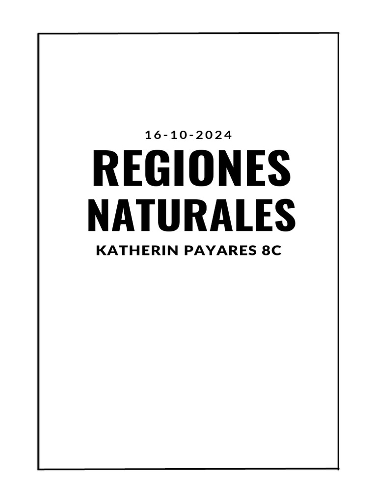 Regiones Naturales de Colombia: Guía Completa | PDF | Colombia | Andes