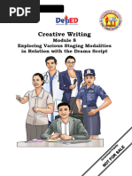Creative Writing: Module 8: Exploring Various Staging Modalities in ...