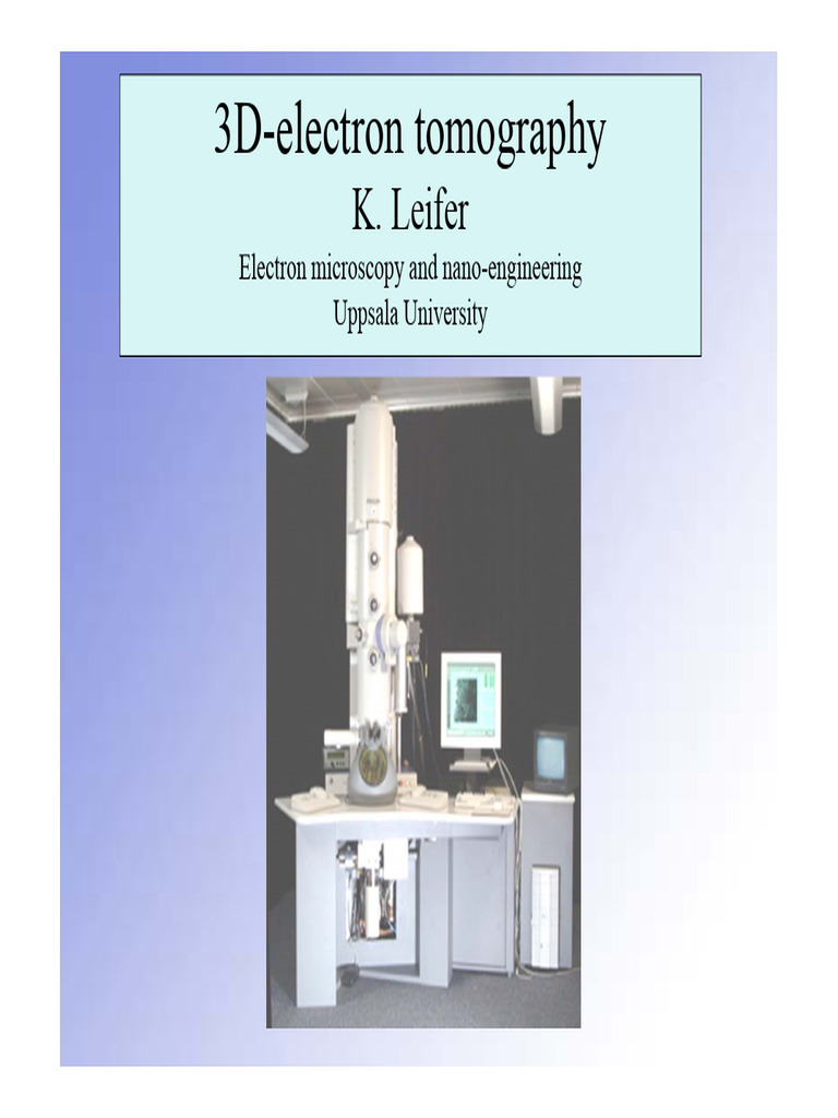 3D_tomography | PDF | Tomography | Materials Science