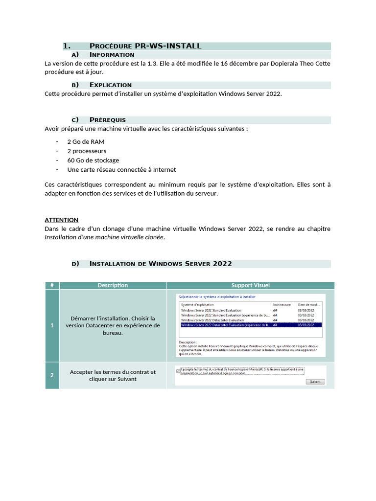 Installation de Windows Server 2022 | PDF | Serveur (Informatique ...